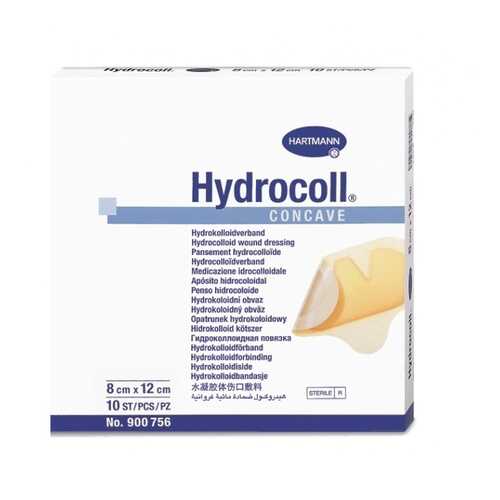 Гидроколлоидные повязки Hydrocoll concave на пятки и локти 8 х 12 см 10 шт. в Аптека Норма