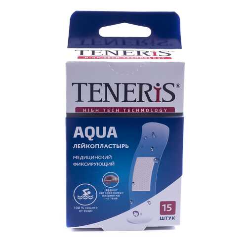 Пластырь Teneris Aqua водонепроницаемый на полимерной основе 15 шт. в Аптека Норма