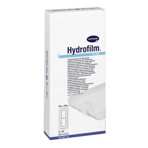 Повязка HARTMANN Hydrofilm plus с впитывающей подушечкой прозрачная 10 см х 25 см 25 шт. в Аптека Норма