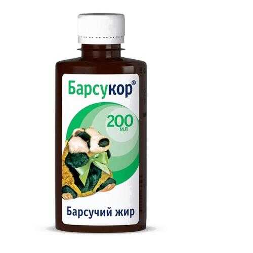 Барсукор Багира барсучий жир 200 мл в Аптека Норма
