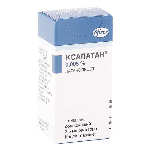 Ксалатан капли 0,005 % 2.5 мл в Аптека Норма