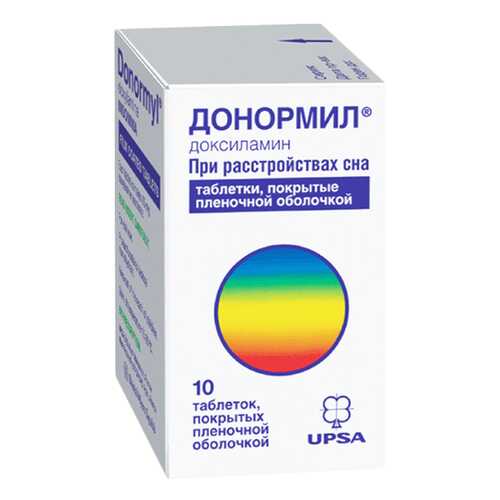 Донормил таблетки, покрытые пленочной оболочкой 15 мг №10 в Аптека Норма