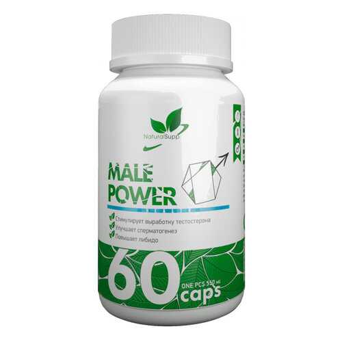 Добавка для мужчин NATURALSUPP Male Power капсулы 60 шт. в Аптека Норма