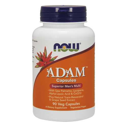 Витаминно-минеральный комплекс NOW Adam Male Multi вегетарианские капсулы 90 шт. в Аптека Норма