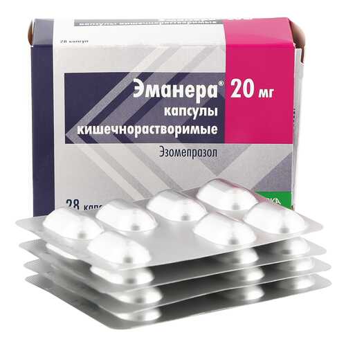 Эманера капсулы 20 мг 28 шт. в Аптека Норма