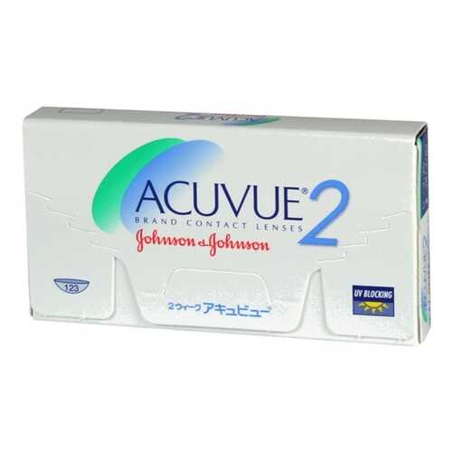 Контактные линзы Acuvue 2 6 линз R 8,3 -4,25 в Аптека Норма