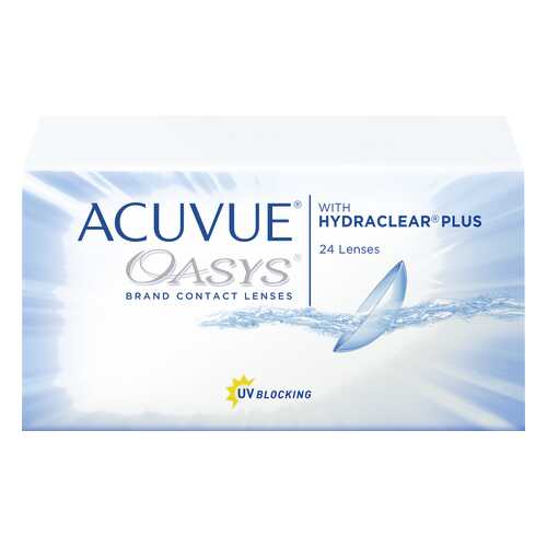 Контактные линзы Acuvue Oasys with Hydraclear Plus 24 линзы R 8,4 -7,00 в Аптека Норма