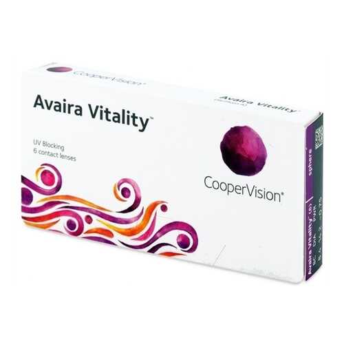 Контактные линзы Avaira Vitality 6 линз -1,75 в Аптека Норма