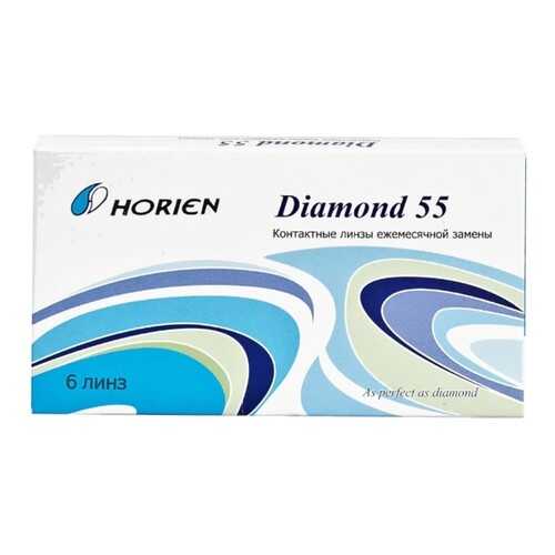 Контактные линзы Diamond 55 6 линз R 8,6 -1,25 в Аптека Норма