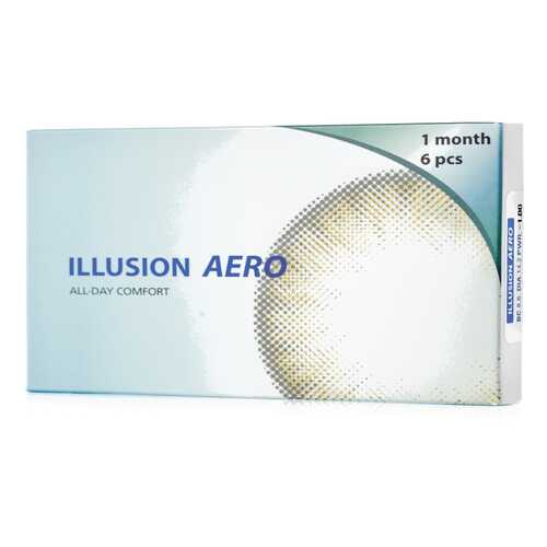 Контактные линзы ILLUSION Aero 6 линз R 8.6 -3.75D в Аптека Норма