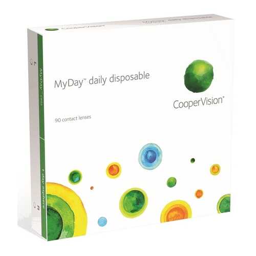 Контактные линзы MyDay Daily disposable 90 линз R 8,4 -9,50 в Аптека Норма