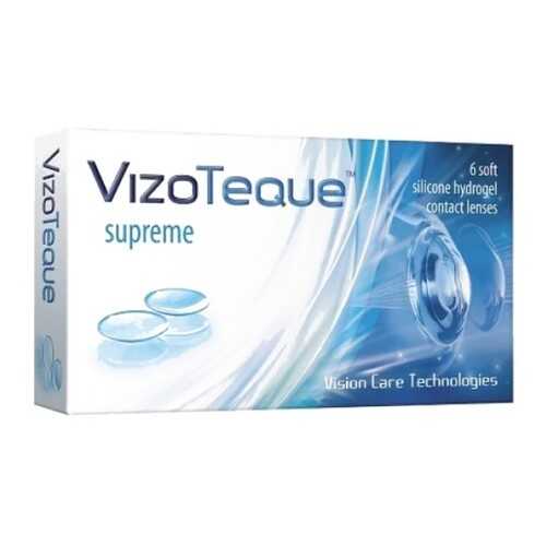 Контактные линзы VizoTeque Supreme 6 линз R 8,6 -0,50 в Аптека Норма
