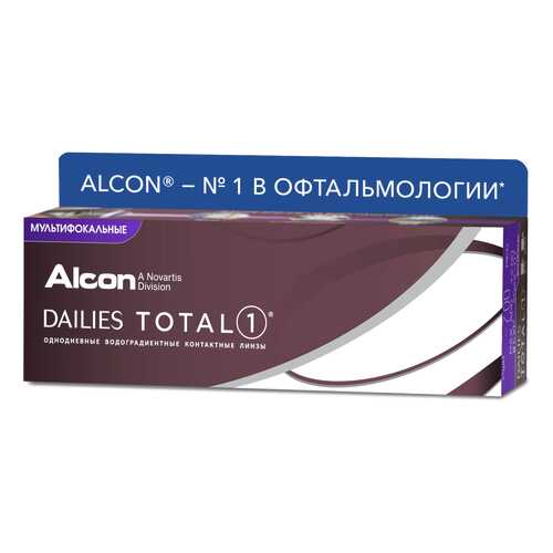 Контактные линзы Dailies Total1 Multifocal 30 линз Medium от +1,25 до +2,00 R 8,5 -3,00 в Аптека Норма