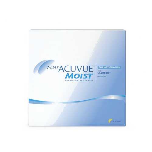 Контактные линзы 1-Day Acuvue Moist for Astigmatism 90 линз 0,00/-1,25/180 в Аптека Норма