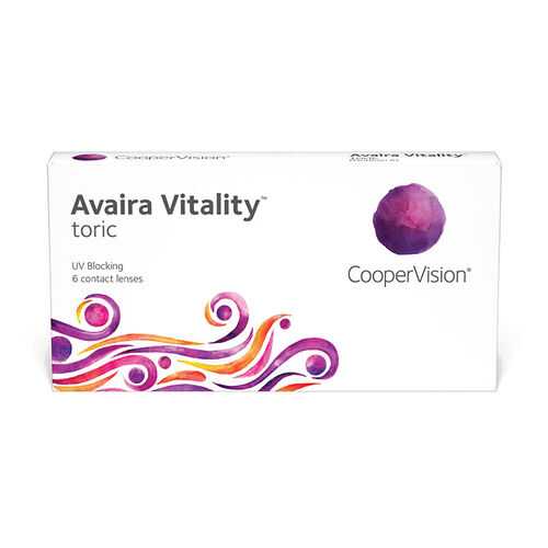 Линзы контактные CooperVision Avaira Vitality toric 6 шт. -3,5/0,75/10 в Аптека Норма