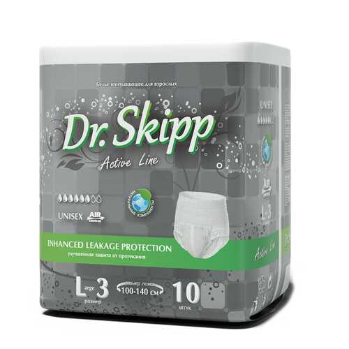 Белье впитывающее для взрослых Dr. Skipp Active Line размер L 10 шт. в Аптека Норма