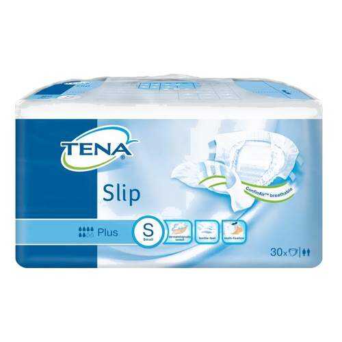 Подгузники для взрослых TENA Slip Plus S дышащие 30 шт. в Аптека Норма