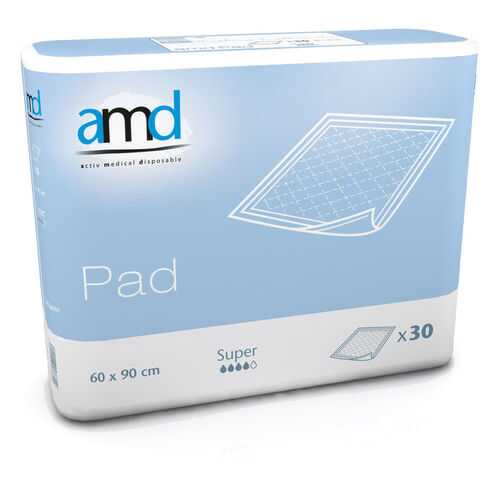 Впитывающие пеленки AMD PAD SUPER 60*90 №30 в Аптека Норма