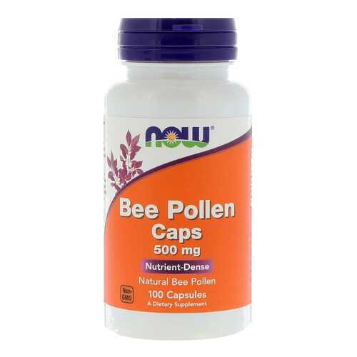 Добавка для здоровья NOW Bee Pollen 100 капс. натуральный в Аптека Норма