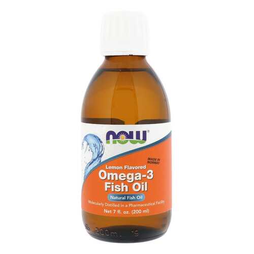 Рыбий жир Omega 3 Now 200 мл лимон в Аптека Норма